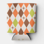 Rafraîchisseur Pour Canette Mid-Century Vibes – Retro Geometric (Devant)