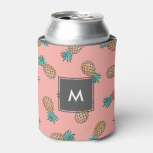 Rafraîchisseur Pour Canette mignon été tropical faux motif d'ananas