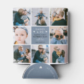 Rafraîchisseur Pour Canette Mignon 'Papa & Moi' Photo Collage 1er Père's (Dos)