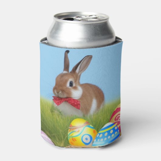 Rafraîchisseur Pour Canette Mignonne Bunnyfor Pâques pour une humeur positive (Can devant)