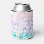 Rafraîchisseur Pour Canette Mignonne Sirène Pastel Iridescente, Rose, Violet,  (Can Dos)