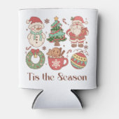 Rafraîchisseur Pour Canette Mignonne Tis Season Noël (Devant)