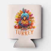 Rafraîchisseur Pour Canette Mignonne Turquie Thanksgiving (Dos)