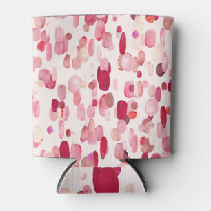 Rafraîchisseur Pour Canette Mignonnes Zones Rouges Roses Simples