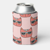 Rafraîchisseur Pour Canette Mignons visages de chat, motif sans soudure. (Can Dos)