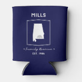 Rafraîchisseur Pour Canette Mills Reunion 2025 Grogger Navy (Devant)