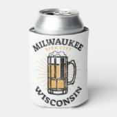 Rafraîchisseur Pour Canette Milwaukee Wisconsin Beer City (Can devant)