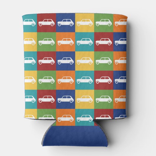 Rafraîchisseur Pour Canette Mini Cooper en carton Clair (Dos)