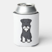 Rafraîchisseur Pour Canette Miniature Schnauzer Dog Cartoon (Can Dos)