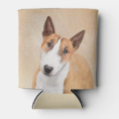 Rafraîchisseur Pour Canette Miniature Taureau Terrier Peinture - Joli Original (Devant)