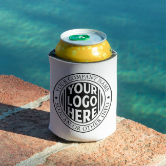 Rafraîchisseur Pour Canette Minimal Business Name And Custom Brand Logo 