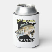 Rafraîchisseur Pour Canette Minnesota 'Eye Candy Funny Walleye Pêche (Can devant)