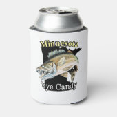 Rafraîchisseur Pour Canette Minnesota 'Eye Candy Funny Walleye Pêche (Can Dos)