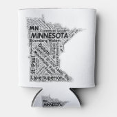 Rafraîchisseur Pour Canette Minnesota State Word Cloud (Devant)