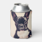 Rafraîchisseur Pour Canette Minuscule Chiot noir et blanc (Can devant)