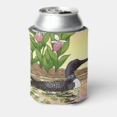 Rafraîchisseur Pour Canette MN State Bird Flower Loon Lady Slipper (Can Dos)
