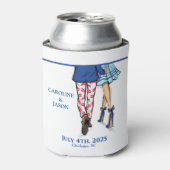 Rafraîchisseur Pour Canette Mode Couple Rouge Homard Douche Mariage Faveurs (Can devant)