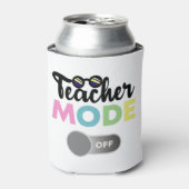 Rafraîchisseur Pour Canette Mode enseignant Désactivé amusant Dernier jour de (Can devant)