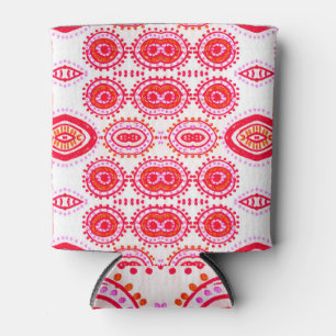 Rafraîchisseur Pour Canette Mode Rouge Folklore Boho Design