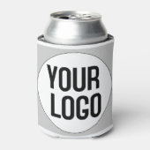 Rafraîchisseur Pour Canette Modèle de conception de logo personnalisé sur (Can devant)