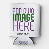 RAFRAÎCHISSEUR POUR CANETTE MODÈLE DE TEXTE D'IMAGE BLANCHE SIMPLE MODERNE (Devant)