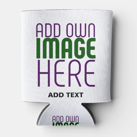 RAFRAÎCHISSEUR  POUR CANETTE MODÈLE DE TEXTE D'IMAGE BLANCHE SIMPLE MODERNE (Devant)