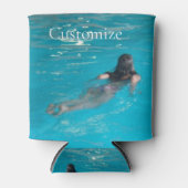 Rafraîchisseur Pour Canette Modèle féminin natation Thunder_Cove (Devant)