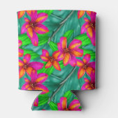 Rafraîchisseur Pour Canette Modèle floral Paradis tropical (Dos)