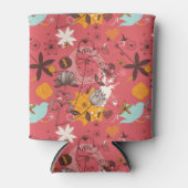 Rafraîchisseur Pour Canette Modèle floral rétro 4 (Devant)