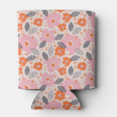 Rafraîchisseur Pour Canette Modèle floral rétro mou (Dos)