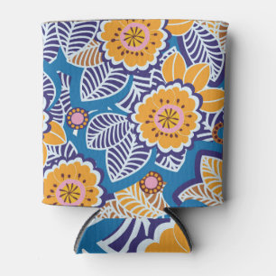 Rafraîchisseur Pour Canette Modèle Floral vintage : Design élégant