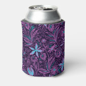 Rafraîchisseur Pour Canette Modern Purple Dark Floral Pattern Personalised (Can Dos)