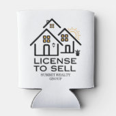 Rafraîchisseur Pour Canette Modern Real Estate License To Sell Drink (Dos)