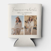 Rafraîchisseur Pour Canette Modern & Simple Photo Collage Memorial (Devant)