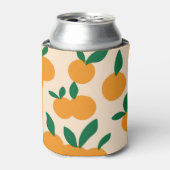 Rafraîchisseur Pour Canette Modern Stylish Citrus Fruit Oranges Pattern (Can devant)