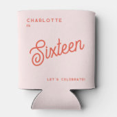 Rafraîchisseur Pour Canette Moderne 16 Seize Seizième anniversaire (Dos)