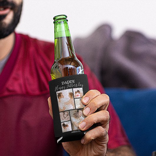 Rafraîchisseur Pour Canette Moderne | Collage photo de Fête des pères