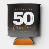 Rafraîchisseur Pour Canette Moderne Girly Orange 50 et fabuleux (Devant)