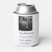 Rafraîchisseur Pour Canette Moderne heureux 40e anniversaire ajouter nom date  (Can Dos)