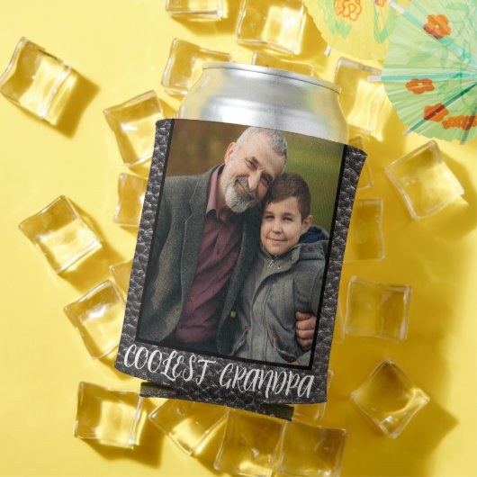 Rafraîchisseur Pour Canette Moderne simple grand-père mignon Cool garde-cadeau (Été in situ)