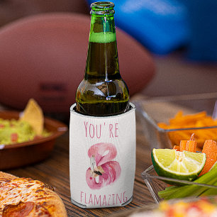 Rafraîchisseur Pour Canette Moderne Vous Flamazirez Beauté Flamant rose rose