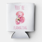 Rafraîchisseur Pour Canette Moderne Vous Flamazirez Beauté Flamant rose rose (Devant)