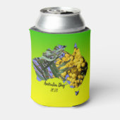 Rafraîchisseur Pour Canette Modifier le texte Australie Jour Gum Leaf Wattle (Can Dos)