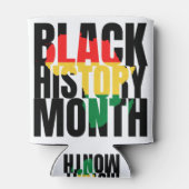 Rafraîchisseur Pour Canette Mois de l'histoire des Noirs (Dos)
