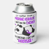 Rafraîchisseur Pour Canette Mois de sensibilisation aux maux de tête de migrai (Can Dos)