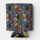 Rafraîchisseur Pour Canette Moitié ovale rayée de la Masculine (Dos)