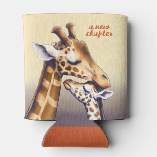 Rafraîchisseur Pour Canette Moment de contact entre Mère Giraffe & Calf (Dos)