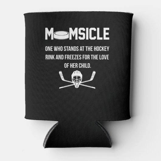 Rafraîchisseur Pour Canette Momsicle hockey (Devant)