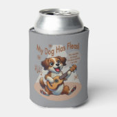 Rafraîchisseur Pour Canette Mon Chien A Fleas Ukulele Tuning Chanson (Can devant)