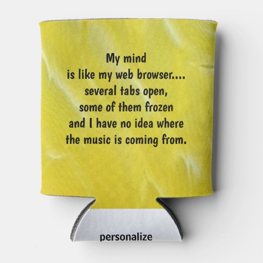 Rafraîchisseur Pour Canette Mon navigateur peut refroidir (Devant)